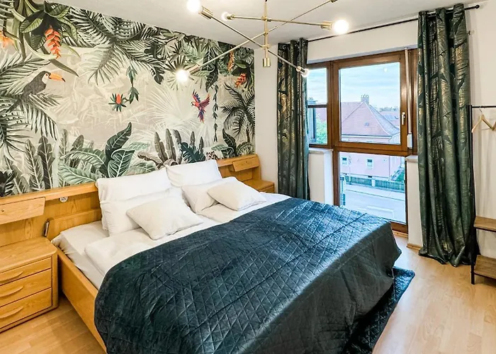 Апартаменты Valemi Bohochic I 2br 6pax I Toplage I Parkplatz I Balkon I Kueche Ландсберг-на-Лехе